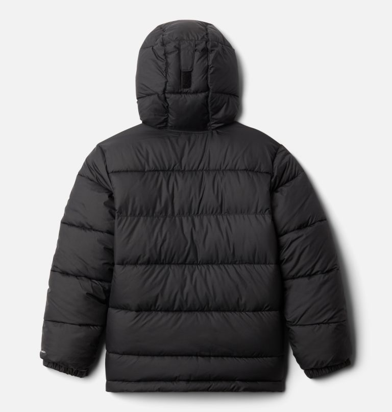 Youth Pike Lake Insulated Puffer Jacket, Color: Black, image 2