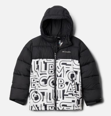 Veste Pike Lake&trade; Junior Pike Lake&trade; Jacket | 012 | XS, Black, White Typo Print, front
