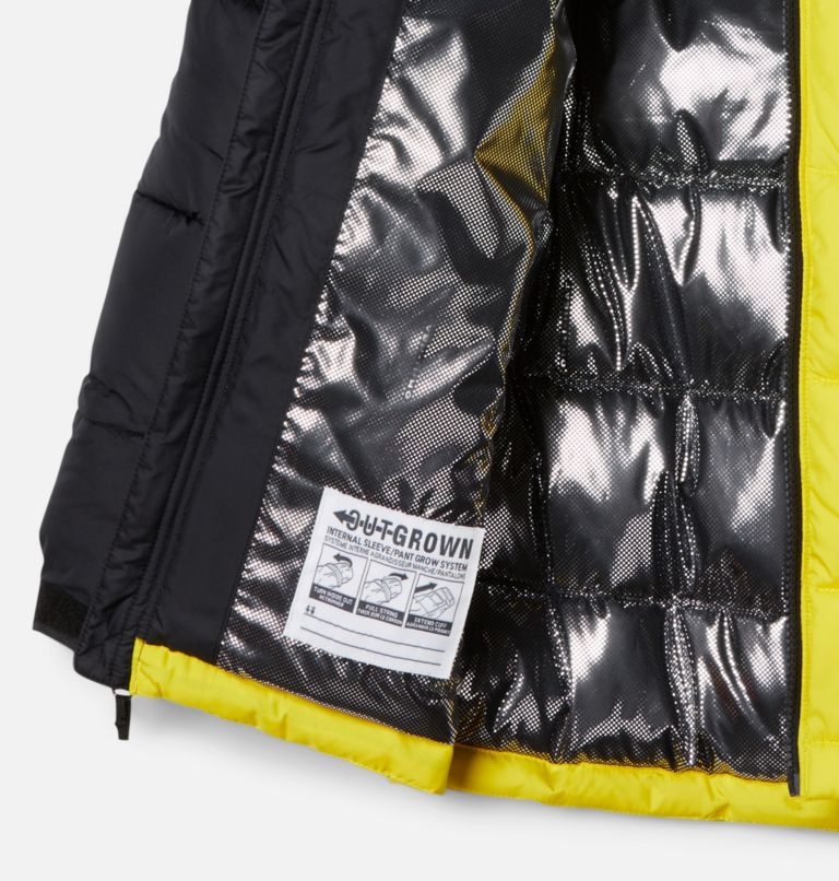 Kids’ Pike Lake Jacket, Color: Black, Laser Lemon, image 3