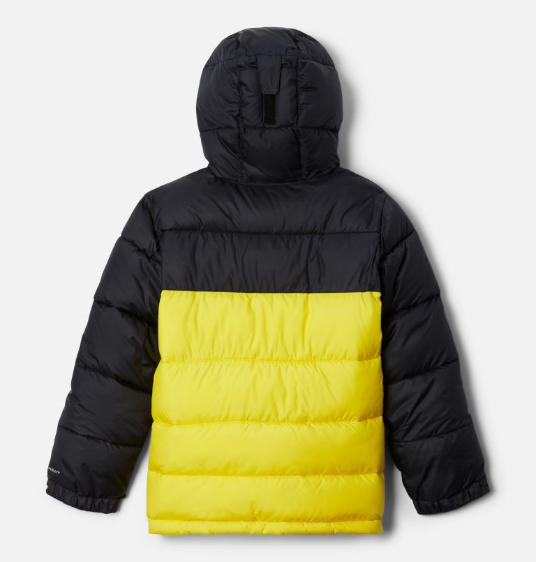 Kids’ Pike Lake Jacket, Color: Black, Laser Lemon, image 2
