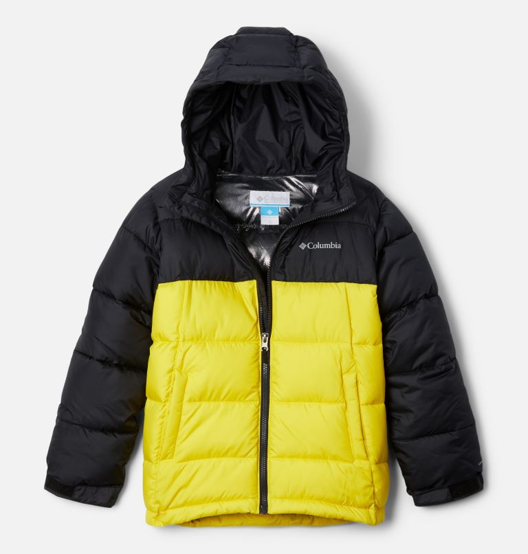 Kids’ Pike Lake Jacket, Color: Black, Laser Lemon, image 1