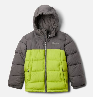 Veste Pike Lake&trade; Junior Pike Lake&trade; Jacket | 012 | XS, City Grey, Bright Chartreuse, front