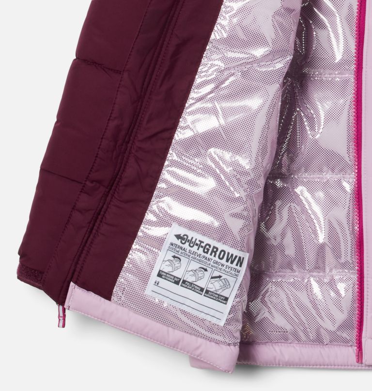 Youth Pike Lake Insulated Puffer Jacket, Color: Marionberry, Aura, image 3