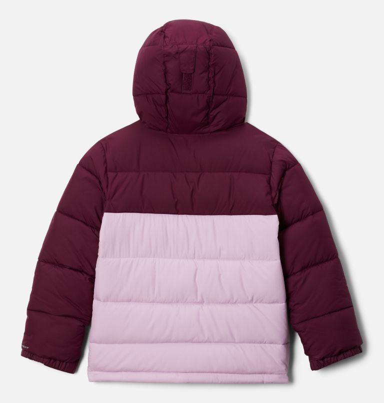 Youth Pike Lake Insulated Puffer Jacket, Color: Marionberry, Aura, image 2