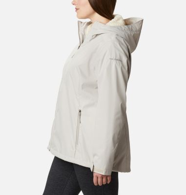 columbia womens plus rain jacket