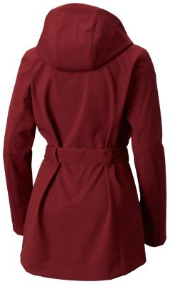 columbia women's take to the streets ii long softshell jacket