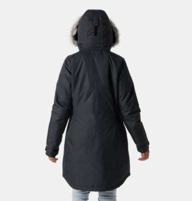 Women's Suttle Mountain Long Insulated Jacket, Color: Black