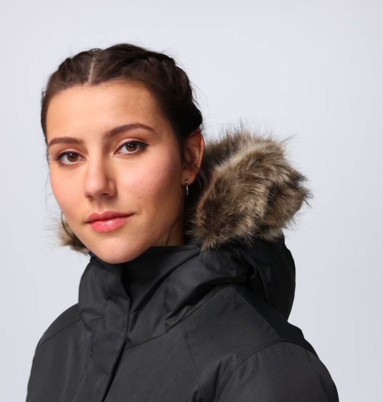 Women's Suttle Mountain Long Insulated Jacket, Color: Black