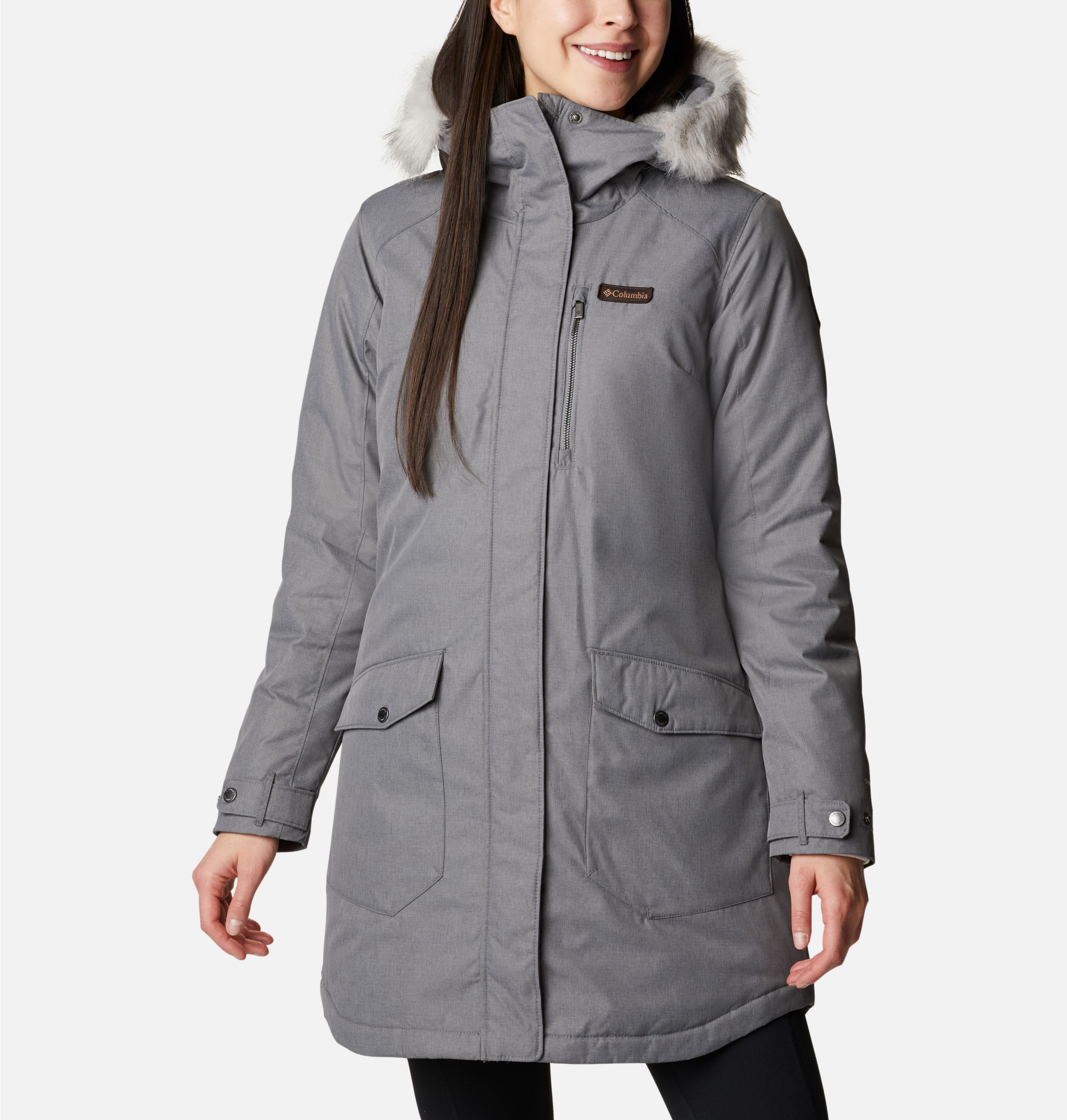 Buy Columbia Women Green Suttle Mountain Long Insulated Jacket Online at  Adventuras