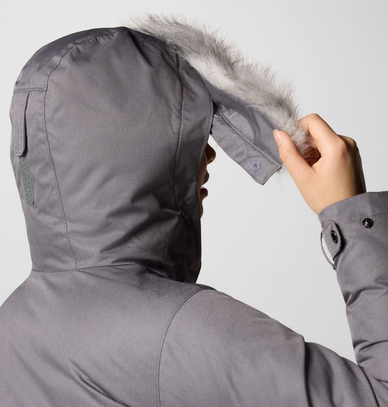 Women's Suttle Mountain Long Insulated Jacket, Color: City Grey, image 9