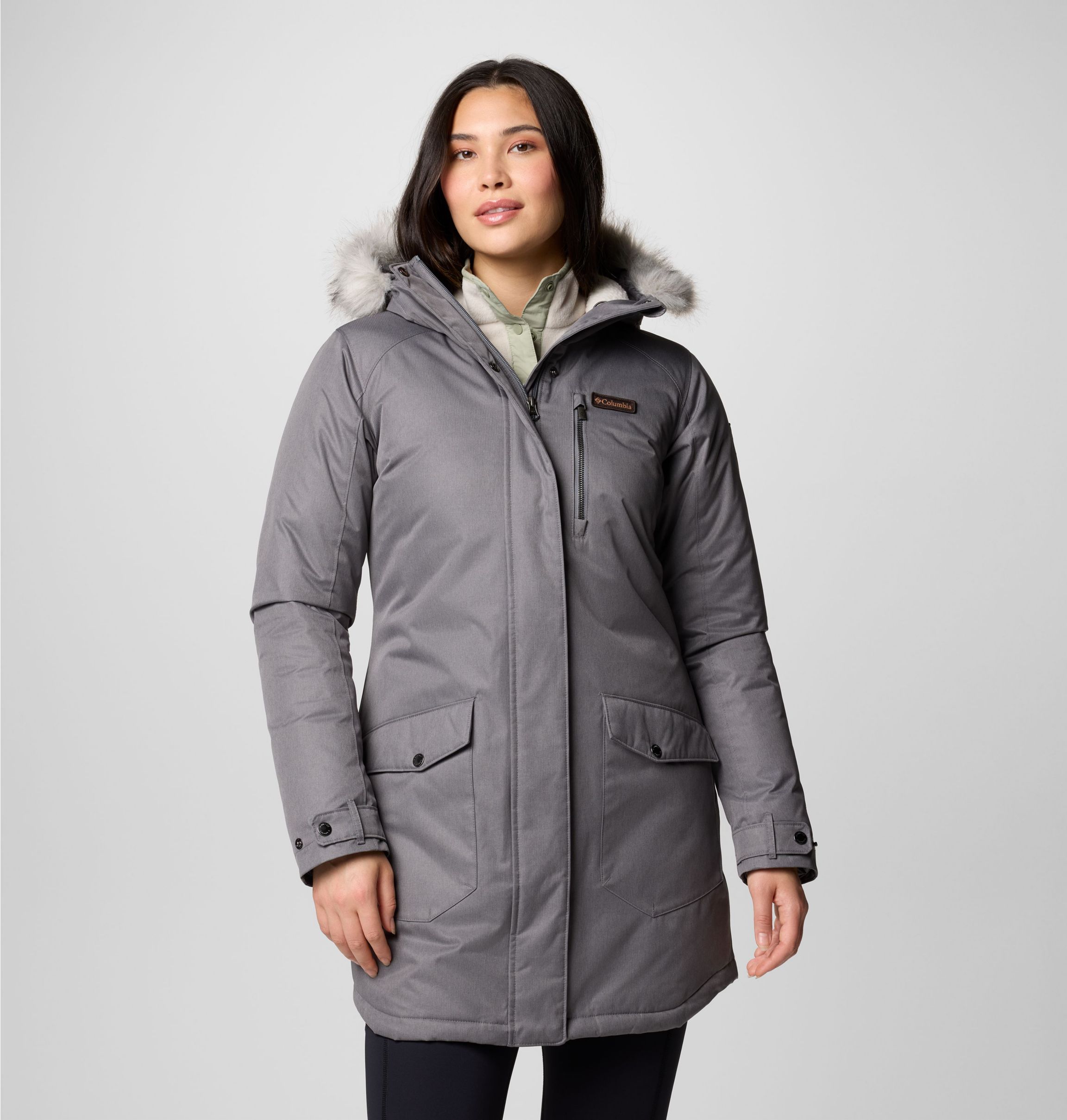 $170+ New Columbia Real Down on sale Insulated Parka Jacket w/ Heat-Seal! L