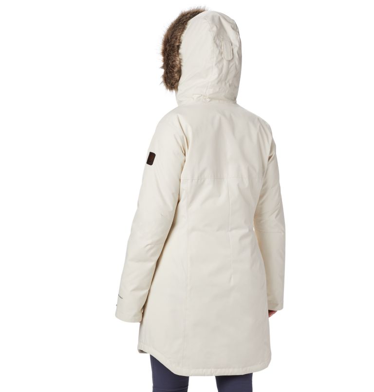 Thumbnail: Women's Suttle Mountain Long Insulated Jacket, Color: Chalk, image 2