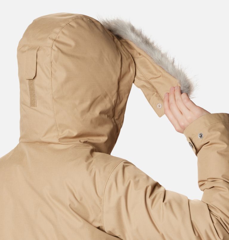 Women's Suttle Mountain Long Insulated Jacket, Color: Beach, image 7