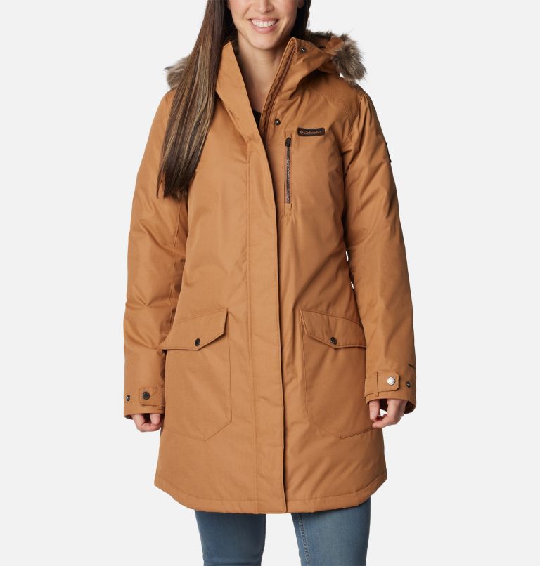 Parka larga de plumon sintetico Suttle Mountain para mujer