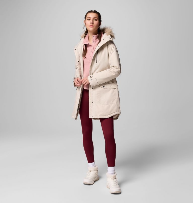 Women's Suttle Mountain Long Insulated Jacket, Color: Dark Stone, image 2
