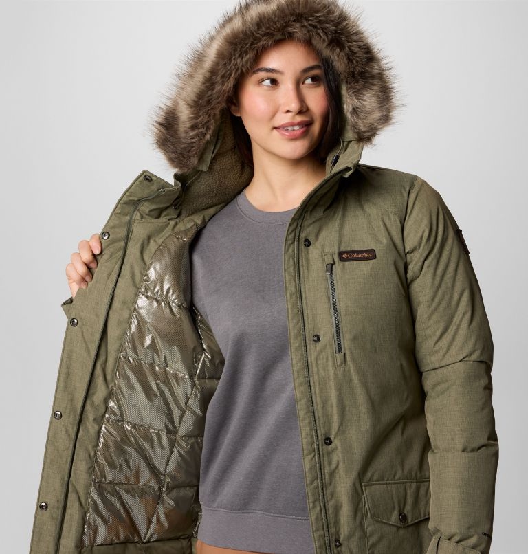 Manteau long isolé Suttle Mountain pour femmes, Color: Stone Green, image 6