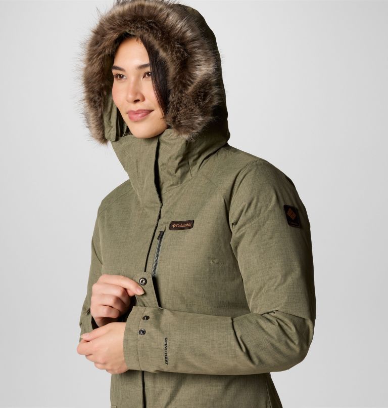 Manteau long isolé Suttle Mountain pour femmes, Color: Stone Green, image 9