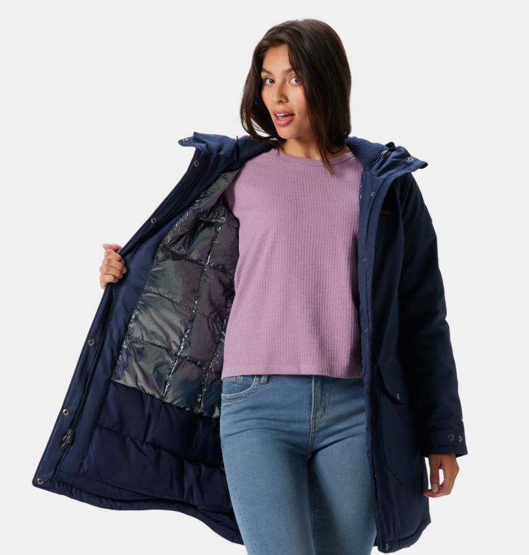 Parka larga de plumón sintético para mujer Columbia Suttle Mountain™ color  Chalk en Primarelli.es