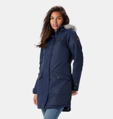 columbia womens jacket with fur hood