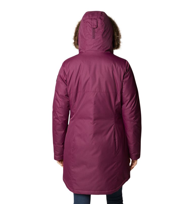 Women's Suttle Mountain Long Insulated Jacket, Color: Marionberry, image 2