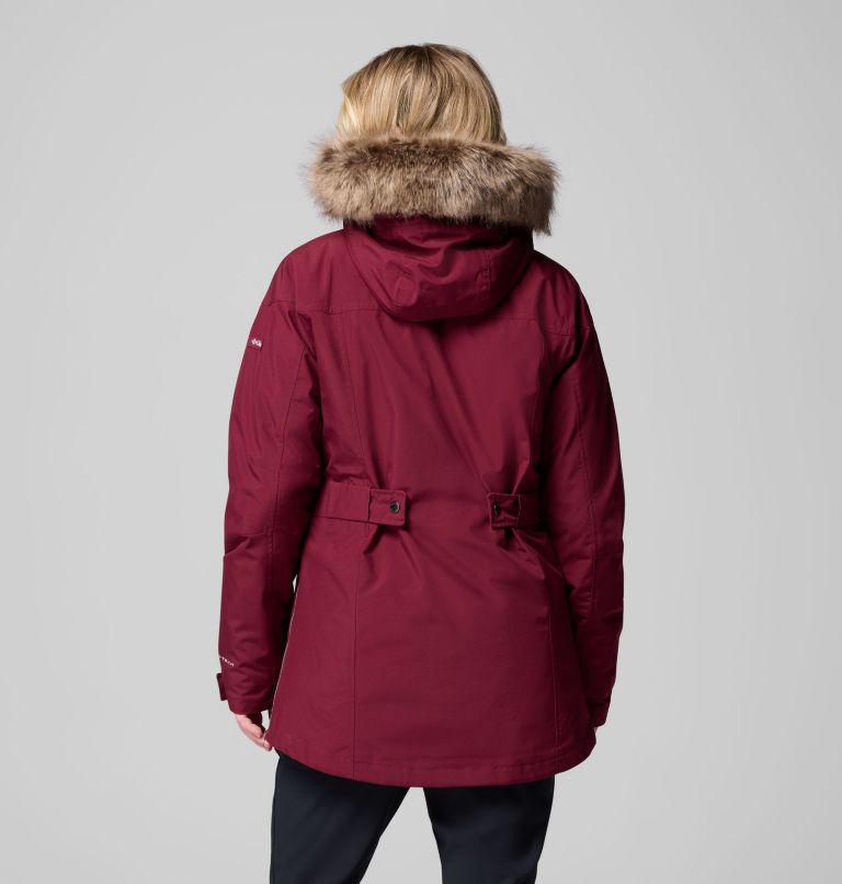 Women's Suttle Mountain Long Insulated Jacket, Color: Rich Wine, image 3