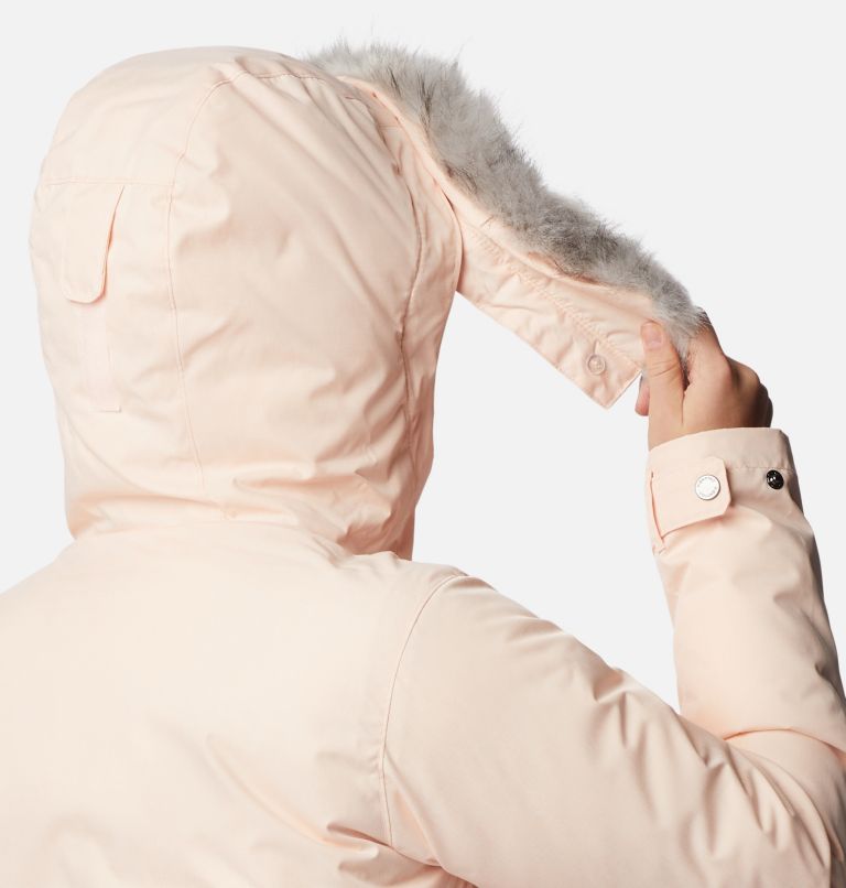 Suttle Mountain Long Insulated Jacket | 890 | L, Color: Peach Blossom, image 7