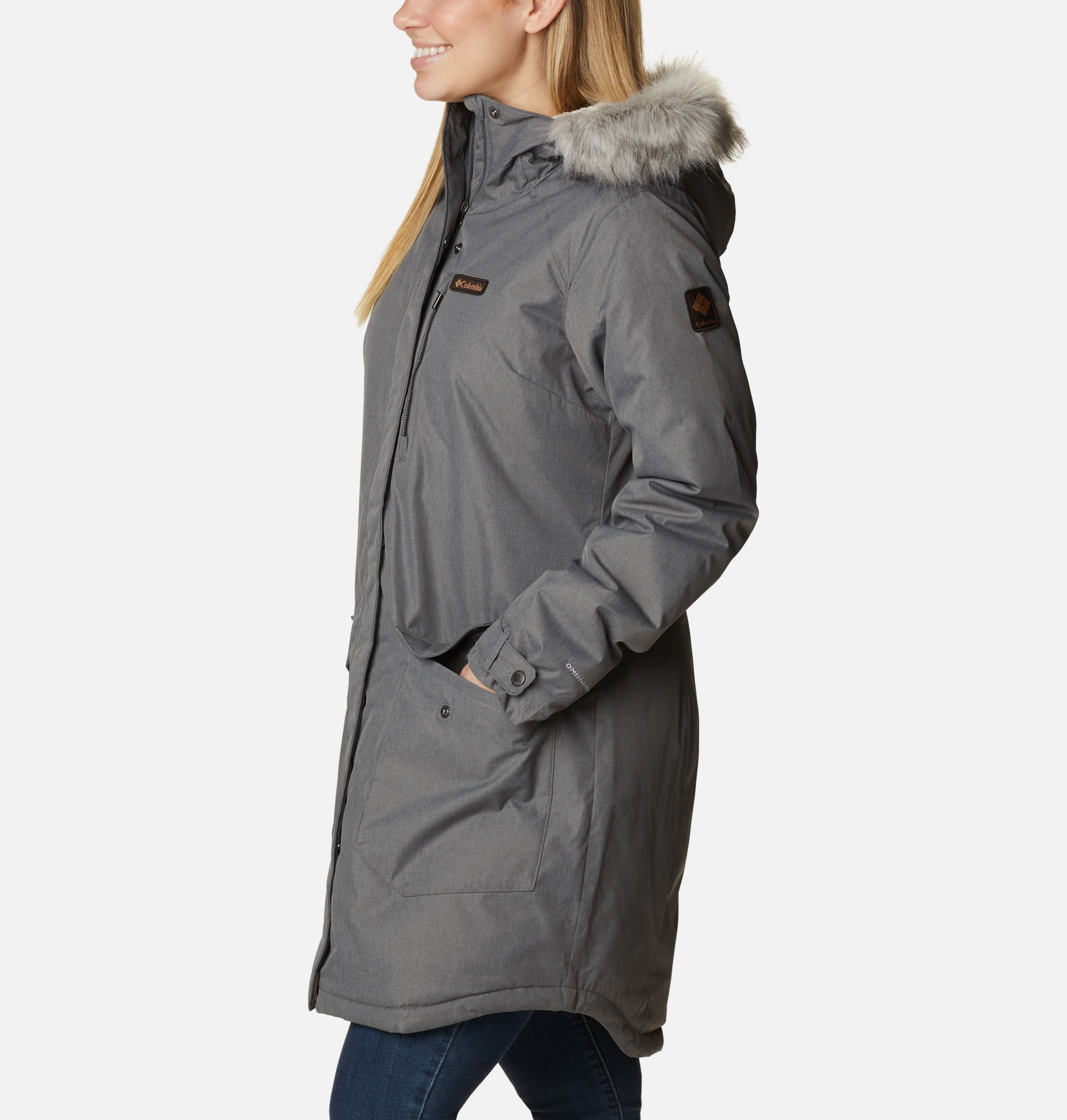 NWT Columbia Women's Suttle Mountain Long Insulated Coat Olive