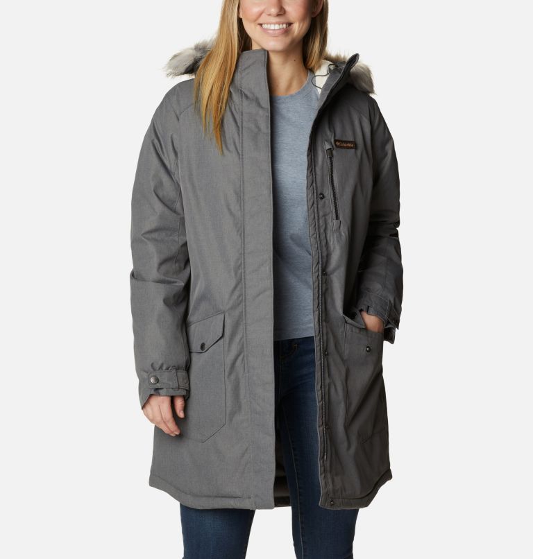 Manteau long isolé Suttle Mountain Femme, Color: City Grey, image 8
