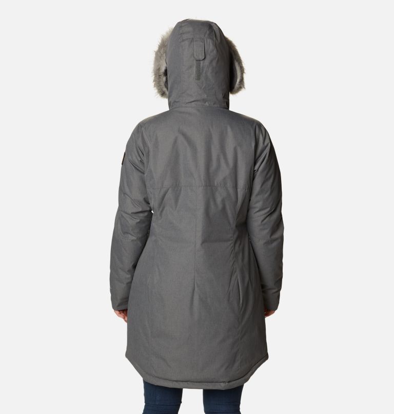 Columbia Women's Suttle Mountain Snow Long Insulated Jacket - Medium - City  Gray