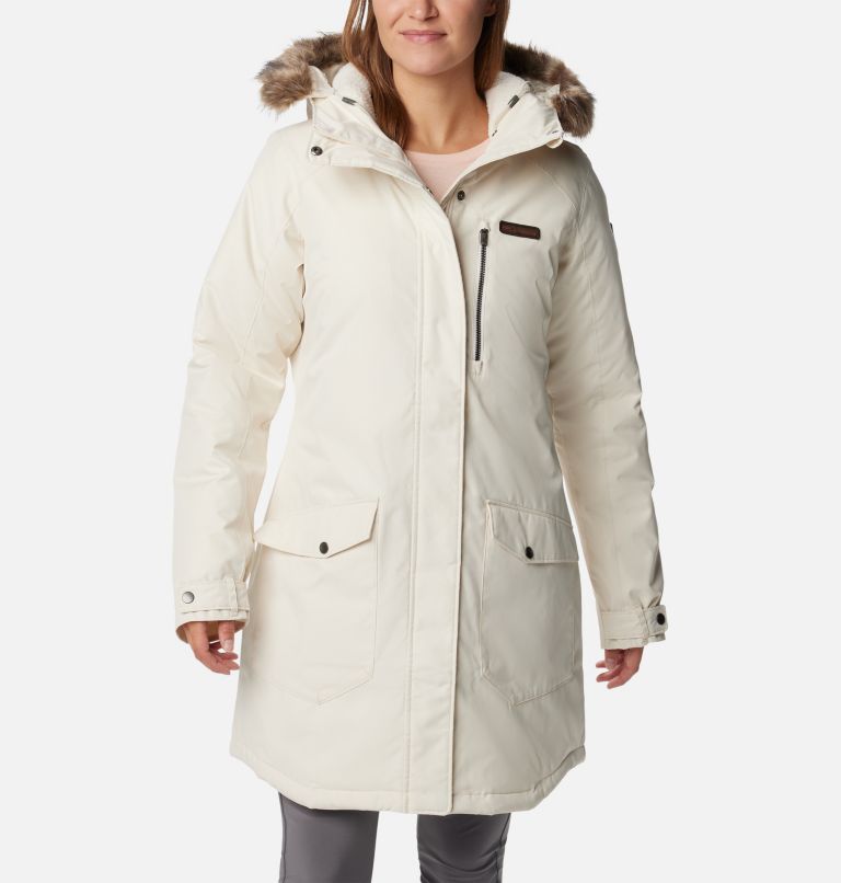 Buy White Suttle Mountain Long Insulated Jacket for Women Online at Columbia  Sportswear