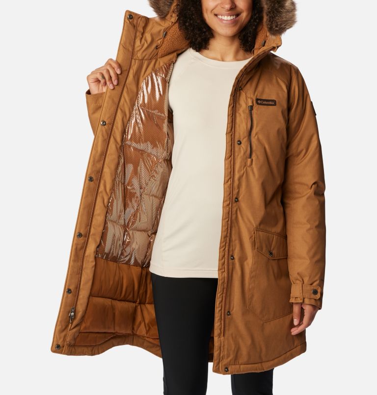 Buy Columbia Women Green Suttle Mountain Long Insulated Jacket