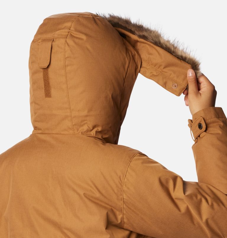 Manteau long isolé Suttle Mountain Femme, Color: Camel Brown, image 7