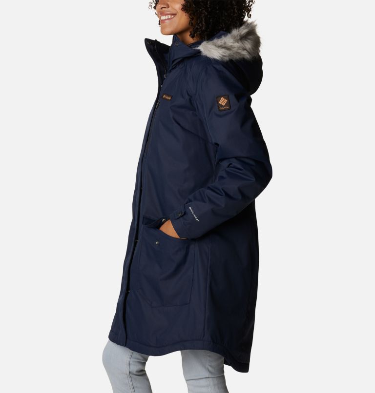Thumbnail: Women's Suttle Mountain Long Insulated Jacket, Color: Dark Nocturnal, image 3