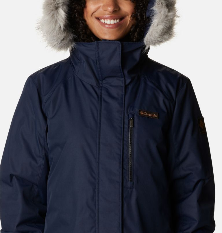 Women's Suttle Mountain Long Insulated Jacket, Color: Dark Nocturnal, image 4