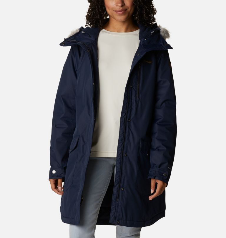 Manteau long isolé Suttle Mountain Femme, Color: Dark Nocturnal, image 8