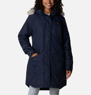 columbia long puffer jacket