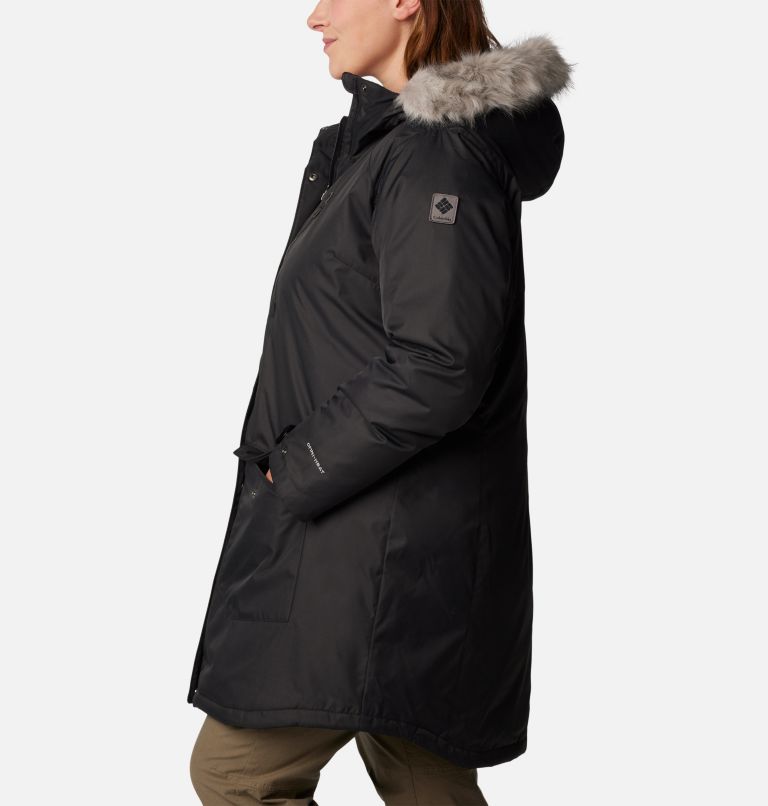 Women's Suttle Mountain Long Insulated Jacket - Plus Size, Color: Black, image 3