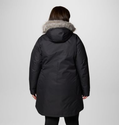 Women's Suttle Mountain Long Insulated Jacket - Plus Size, Color: Black, image 6