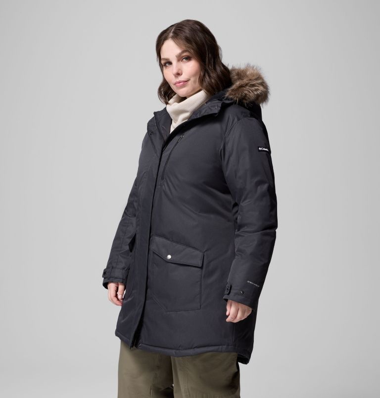Women's Suttle Mountain Long Insulated Jacket - Plus Size, Color: Black, image 3