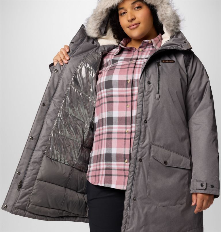 Manteau long isolé Suttle Mountain Femme - Grandes tailles, Color: City Grey, image 6