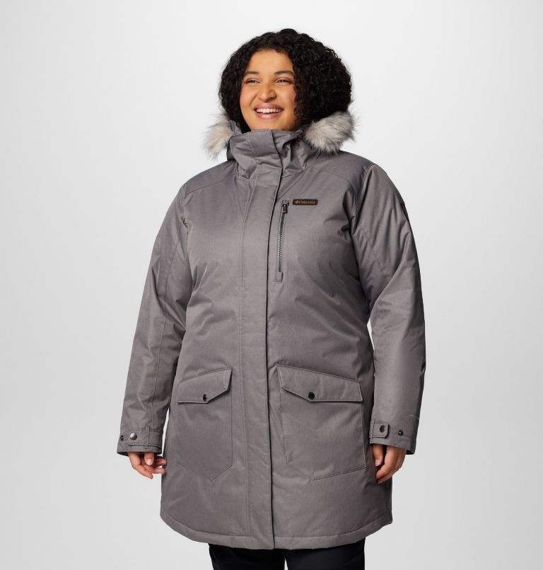 Women s Suttle Mountain Long Insulated Jacket Plus Size Columbia Sportswear