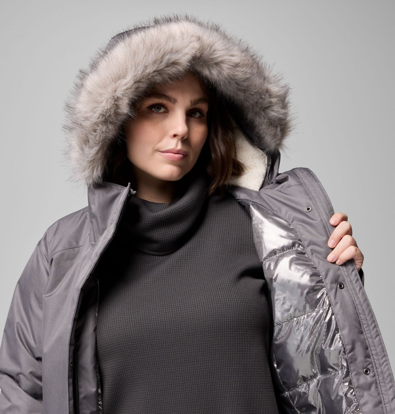 Women's Suttle Mountain™ Long Insulated Jacket - Plus Size | 025 | 3X 5