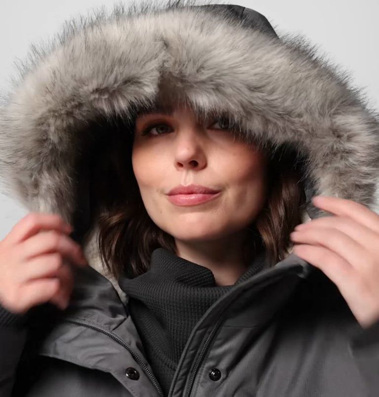 Women's Suttle Mountain Long Insulated Jacket - Plus Size, Color: City Grey