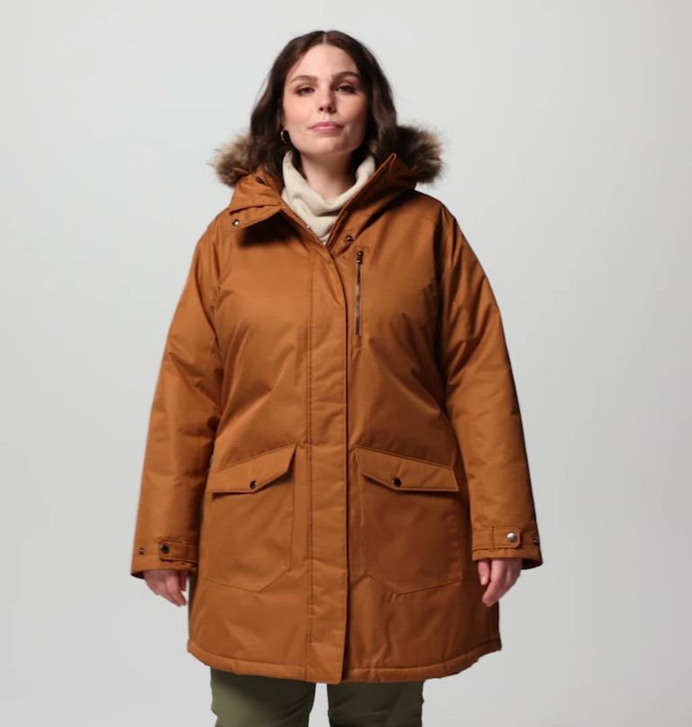 Women's Suttle Mountain Long Insulated Jacket - Plus Size, Color: Camel Brown