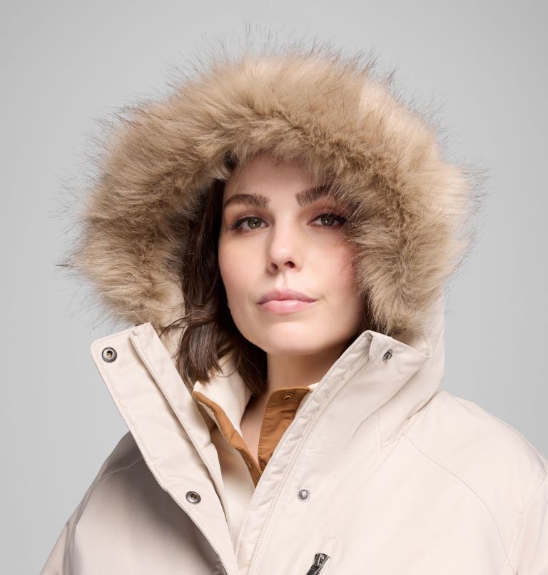 Women's Suttle Mountain Long Insulated Jacket - Plus Size, Color: Dark Stone, image 4