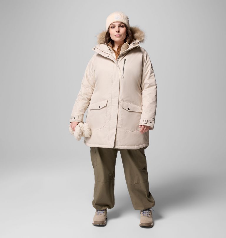 Women's Suttle Mountain Long Insulated Jacket - Plus Size, Color: Dark Stone, image 6