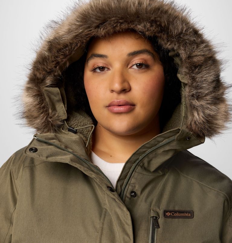 Manteau long isolé Suttle Mountain Femme - Grandes tailles, Color: Stone Green, image 5