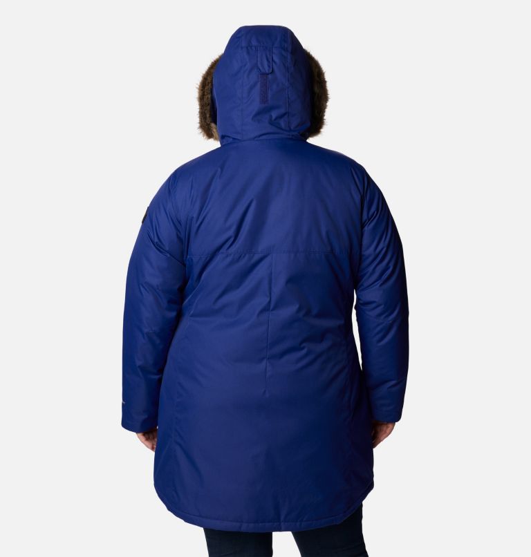 Women's Suttle Mountain Long Insulated Jacket - Plus Size, Color: Dark Sapphire, image 2