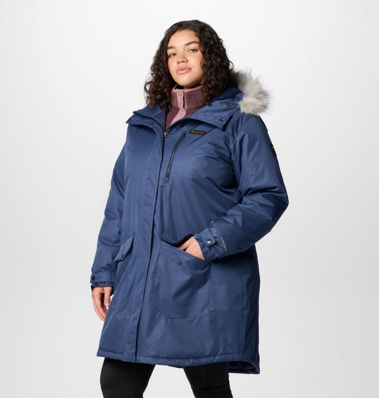 Women's Suttle Mountain™ Long Insulated Jacket - Plus Size | Columbia ...