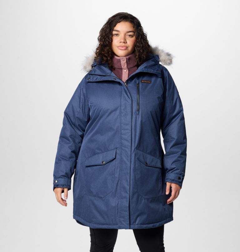 Women s Suttle Mountain Long Insulated Jacket Plus Size Columbia Sportswear